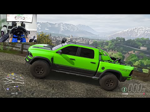 RAM 1500 TRX offroad - Forza Horizon 4 - (Steering Wheel + H Shifter) Gameplay in stunnig UHD 4K