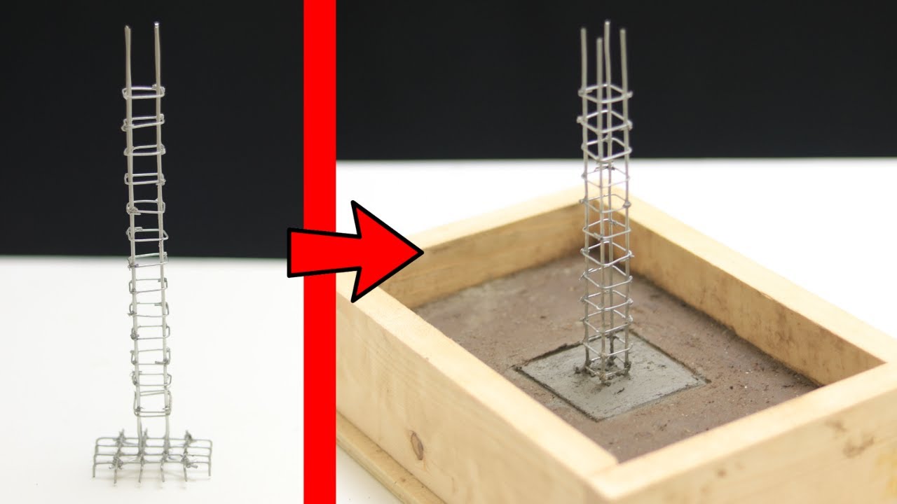 How to make RCC  Foundation of Mini House | Mini House Model Part 1