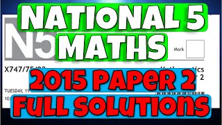 National 5 2015 Paper 2