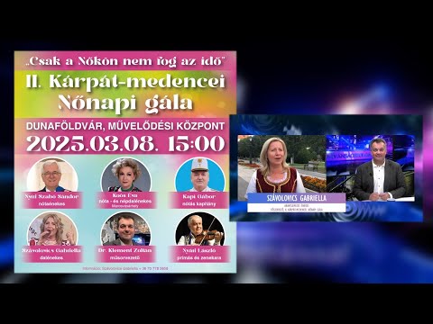 Szávolovics Gabriella – II. Kárpát-medencei Nőnapi Gála, Dunaföldvár