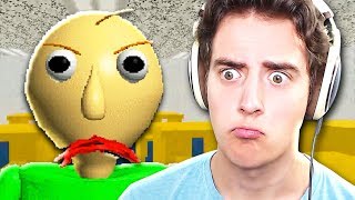 WEIRDEST HORROR GAME EVER!! | Baldi&#39;s Basics
