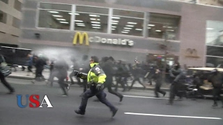 Violence breaks out ahead of Trump inauguration | USA Election News 2016