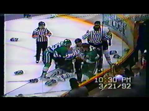 WHL Fight Tri City vs Seattle