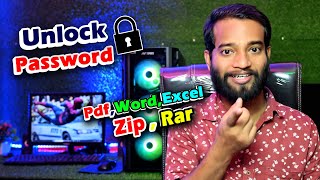 Unlock Pdf File Without Password 2024 | Unlock Without Password From Pdf, Word, Excel, Zip, Rar File