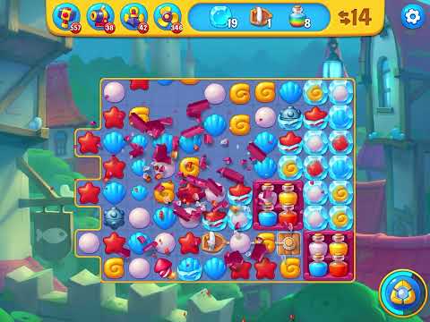 Fishdom level 8163 no boosters フィッシュダム ノーマル [Friend's]