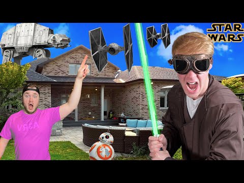 PAPA JAKES House Attacked By REAL LIFE Star Wars Characters!