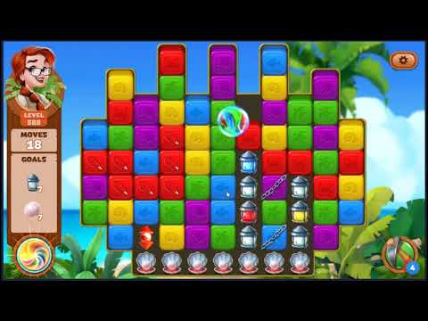 Lost Island Blast Adventure Level 588 - NO BOOSTERS 🏝️ | SKILLGAMING ✔️