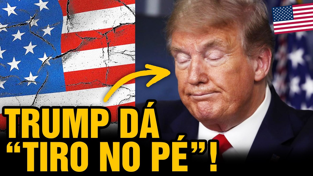 Trump dá TIRO NO PÉ dos EUA por causa do GOLPE no Canadá e México 😮 🇨🇦