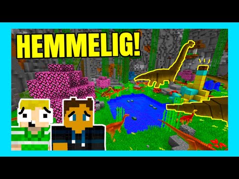 😲FINDER EN HEMMELIG DINOSAUR GROTTE!!😲 - Dansk Minecraft Titanic #22