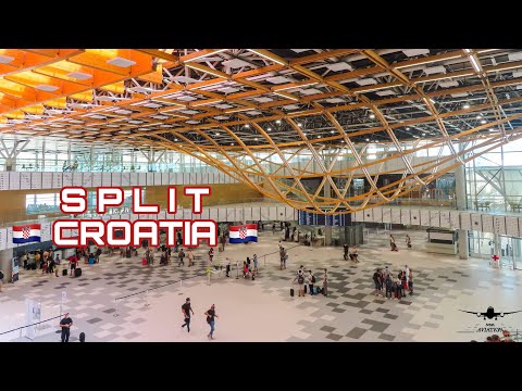 Avaliação do Aeroporto de Split - Croácia - Novo Terminal | AEROPORTO IMPRESSIONANTE!