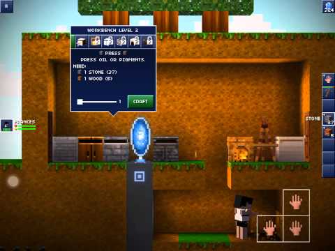 YouTube video about: How to make a torch in blockheads?