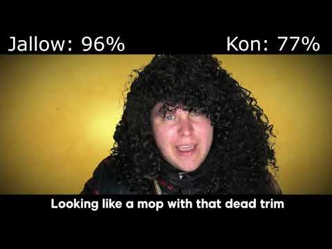 Jallow VS Kon (diss tracks with healthbars)