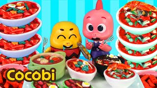 Let's Make Tteokbokki! | Play with Cooking Toys | Cocobi Food Truck