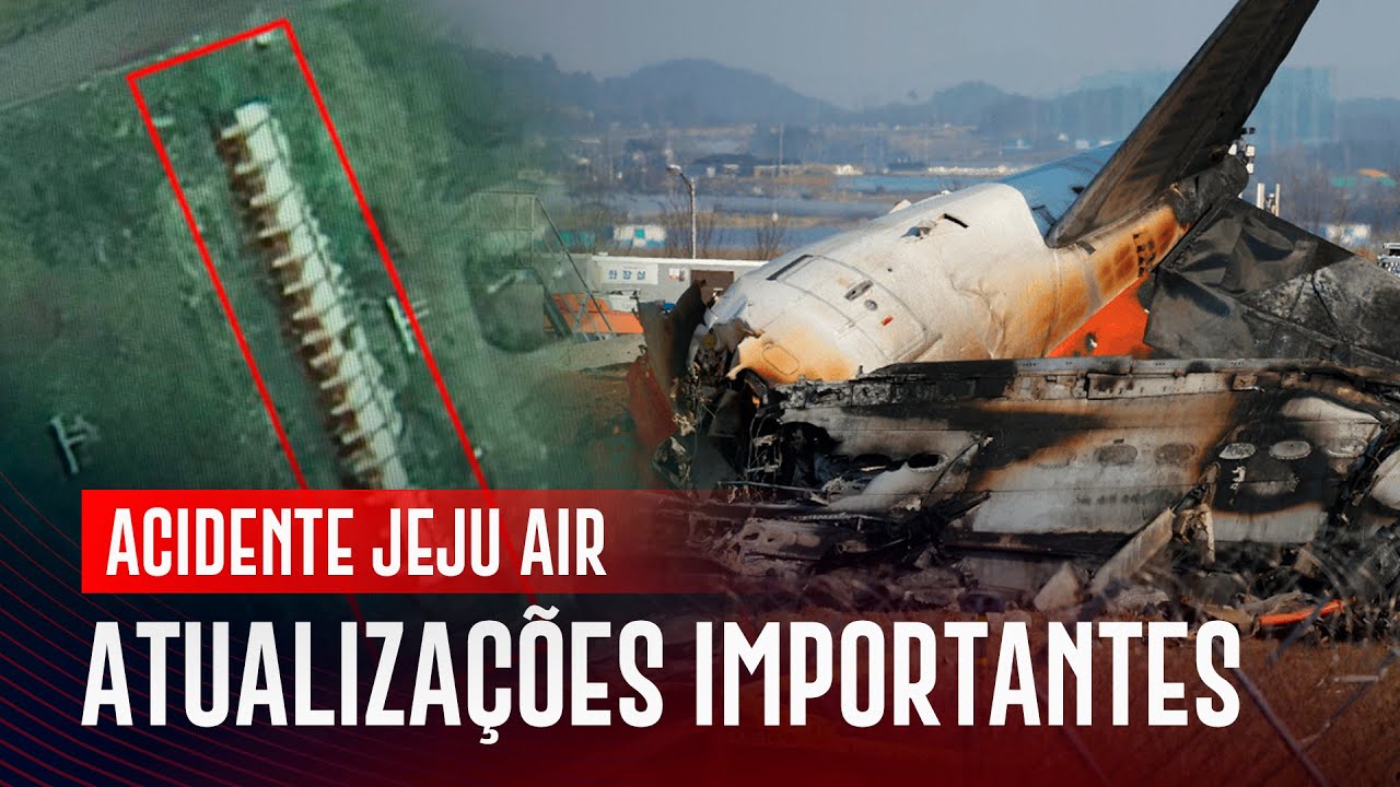 Atualizações importantes do acidente com o Jeju Air. #LiveExtra