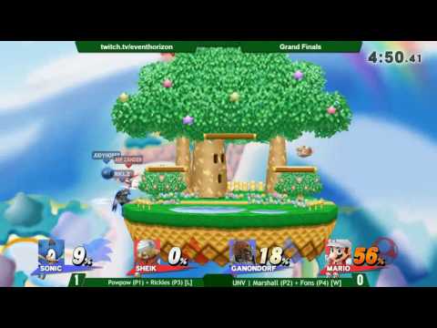 Construct 59 - Powpow + Rickles vs UNV | Marshall vs Otis - Smash 4 Doubles GF