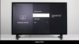 Audio Settings for Your Insignia Fire TV when connecting to PHEANOO D5 Soundbar