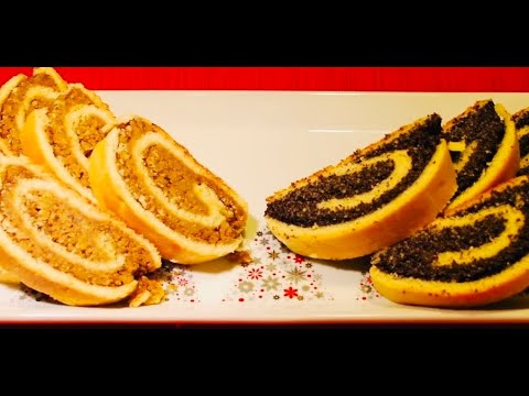 Mákos és Diós Beigli (Hungarian Poppyseed & Walnut Roll)