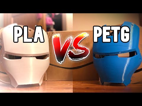 PLA vs. PETG - BEST Material for 3D Printing Cosplay!