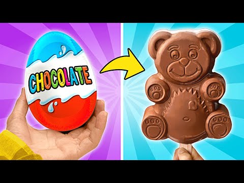 EASY RECIPE! Making Giant Bear-Shaped Chocolate Ice Cream🍦🐻
