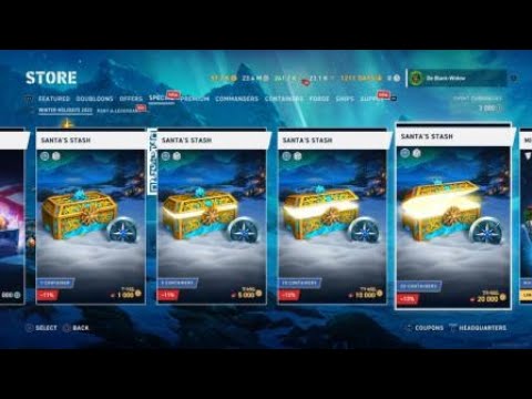 20 Super Santa Crates & 29 Campaign Crates, Surprise Surprise, World of Warships: Legends, #Gameplay