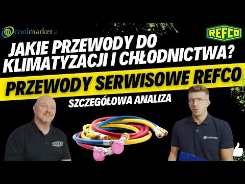 Jakie przewody do klimatyzacji i chłodnictwa wybrać? Węże serwisowe REFCO z zaworami odcinającymi - zdjęcie