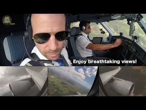 Eurowings A330 ULTIMATE COCKPIT MOVIE by SunExpress: Cologne-La Romana [AirClips full flight series]