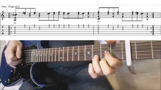 How to play Van Halen's - Little Guitars (w\tabs)