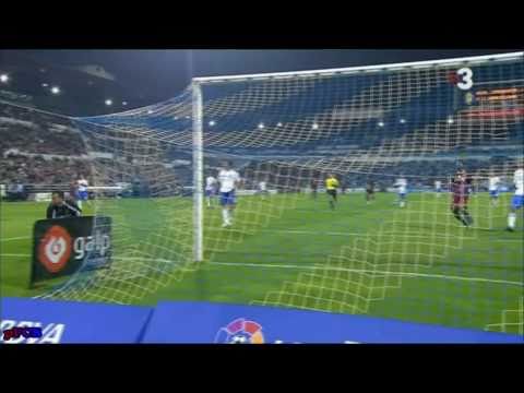 Real Zaragoza 0-2 FC.Barcelona - Messi Liga BBVA 23/10/10 J8 Resumen completo Full Highlights HD CAT