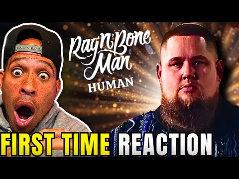 Rapper FIRST time REACTION to Rag'n'Bone Man - Human! His VOCALS are CRAZY & This is deep...