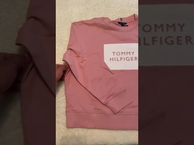 Vídeo relacionado con Tommy Hilfiger Sudadera Chicas Glitter con Cuello Redondo, Azul (Dark Night Navy), 5 Años