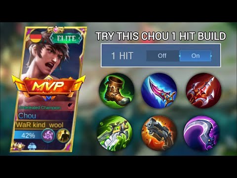 CHOU USERS MUST TRY THIS INSANE 1HIT BUILD!!🔥2023
