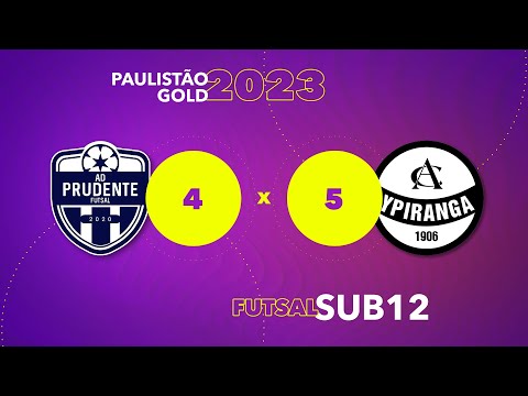 AD Prudente 4 x 5 Ypiranga - Paulistão Gold 2023 - sub12