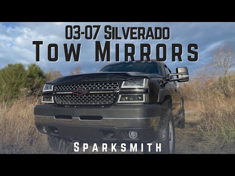 03-07 Silverado Tow Mirror Installation