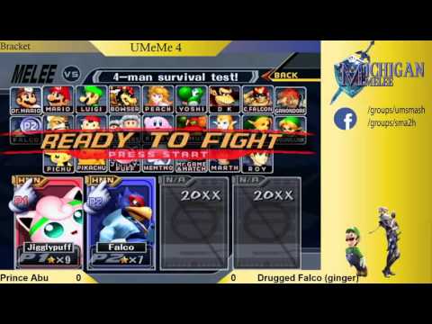 UMeMe 4 - Prince Abu (Jigglypuff) vs Ginger (Falco) Winners Semis