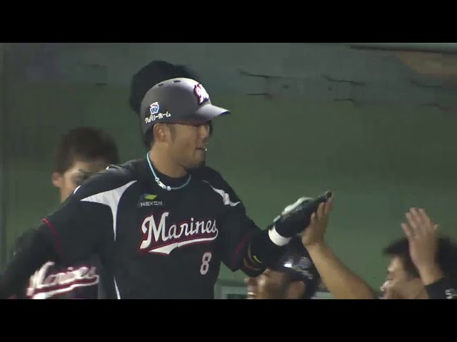 【4回表】マリーンズ今江が反撃の口火!! 7号ソロで1点を返す!! 2014/8/27 Bs-M
