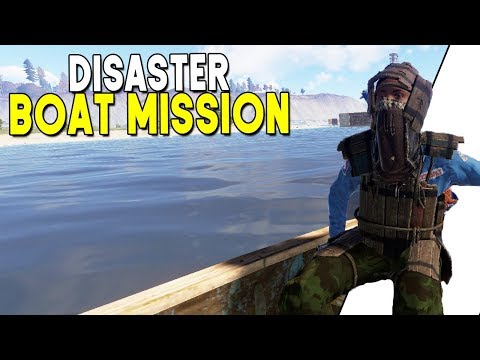 FUNNY EPIC BOAT MISSION WITH NEIGHBOUR | RUST SOLO