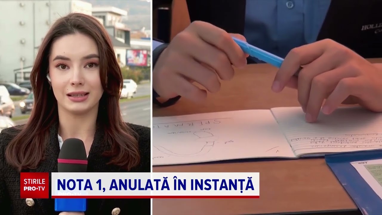 Un elev de clasa a șasea a obținut în instanță ștergerea unei note de 1 din catalog