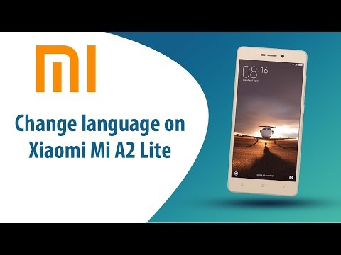 How to change language on Xiaomi Mi A2 Lite?