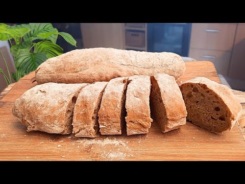 Hausgemachtes Ciabatta mit Übernachtgare! - ein altes Italienisches Rezept!   #116