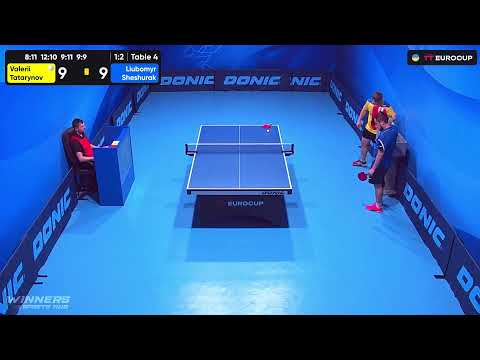 11:35 Valerii Tatarynov - Liubomyr Sheshurak 23.08.2023 TT Euro.Cup  Ukraine Star. TABLE 4