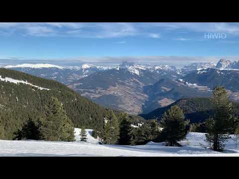 Rittner Horn Wandern im Winter - Panoramarundweg