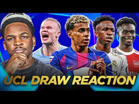 ARSENAL ARE THE CHAMPIONS LEAGUE FAVOURITES.. MAN CITY & MADRID MEET AGAIN! | UCL DRAW REACTION