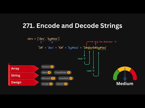 271. Encode and Decode Strings