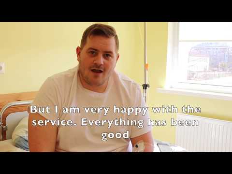 Sam's gastric bypass surgery at Sigulda Hospital in Latvia. Nordmed Tour / Weight Loss Latvia