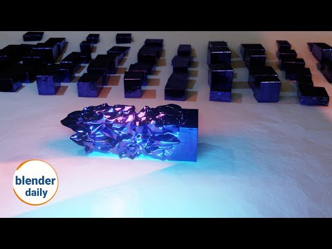 Molecular destabilizer | blender geonodes fields daily, tip 18
