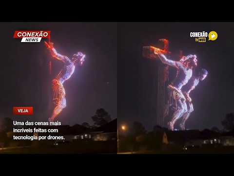 Vídeo: Uma das cenas mais incríveis feitas com tecnologia por drones.