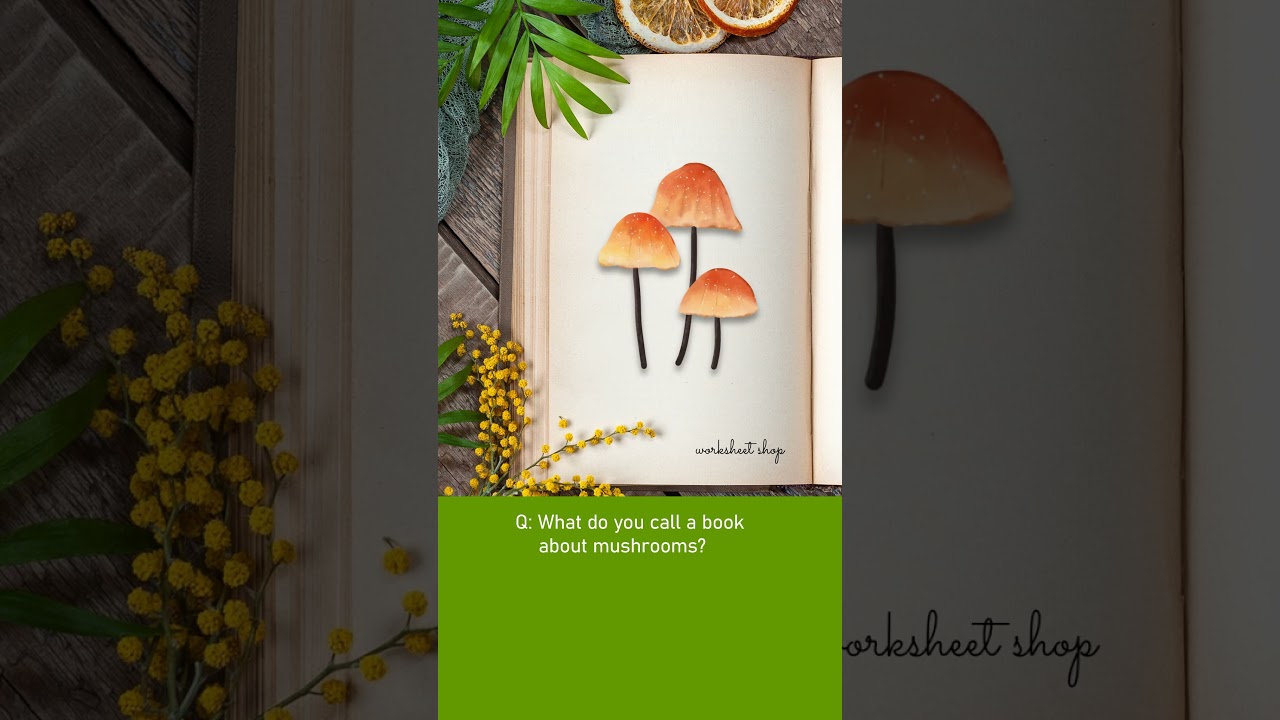 🍄Solve This Fun Mushroom Riddle | Get Brain Teasers and Worksheets Galore! 👉 Worksheet Shop