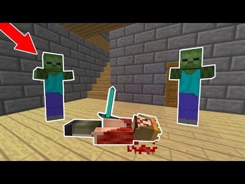 ZENGİNİ ZOMBİLER ISIRDI! 😱 - Minecraft