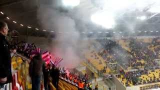 preview picture of video 'SG Dynamo Dresden - VfL Osnabrück Pyro und Tumult'