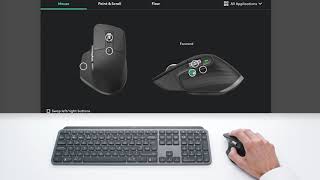 Video 1 of Product Logitech Master Series MX Master 3 Wireless Mouse + MX Keys Wireless Keyboard & Master Series (for PC, or for Mac)